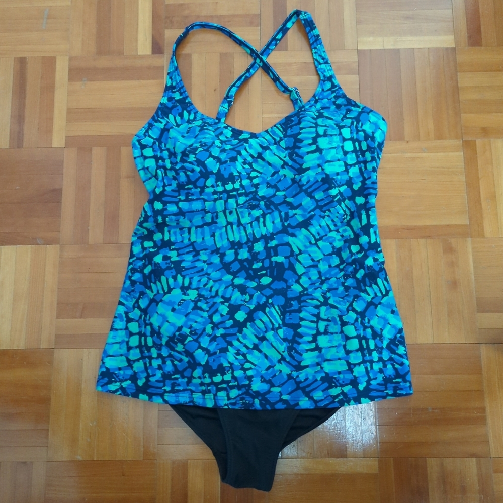 Roots Two Piece Tankini Swimsuit